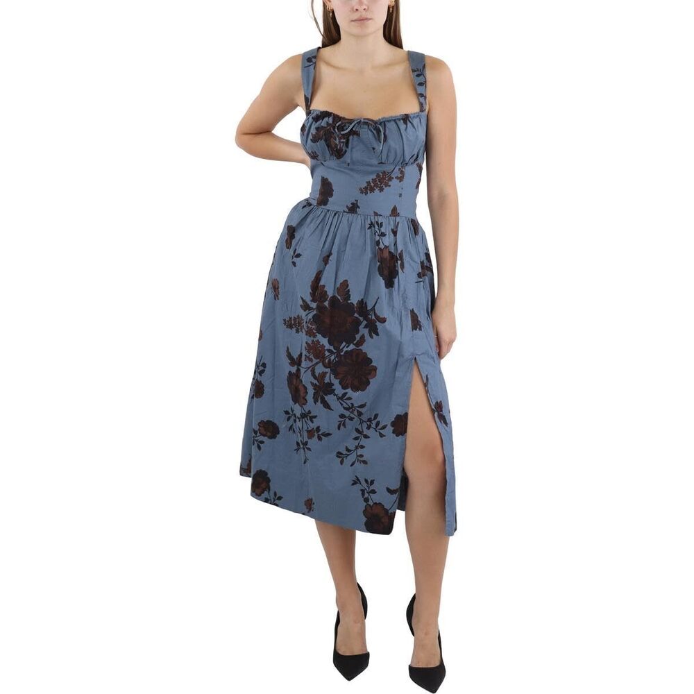 Free People Womens Laters Baby Midi Storm Combo Small - Picture 1 of 2